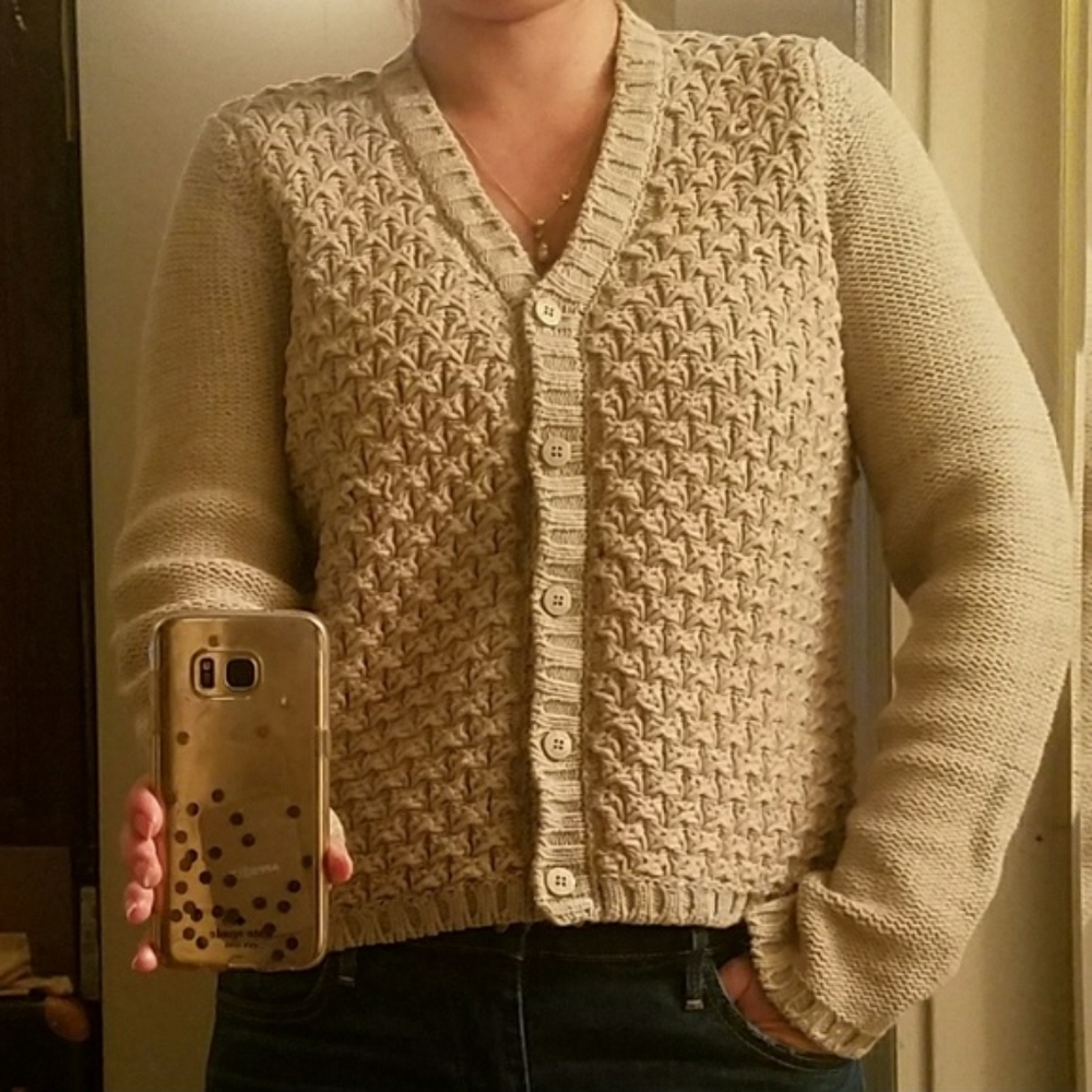 See by Chloe chunky knit cardigan made in Italy